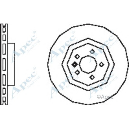 Foto Disco  freno APEC braking DSK2498