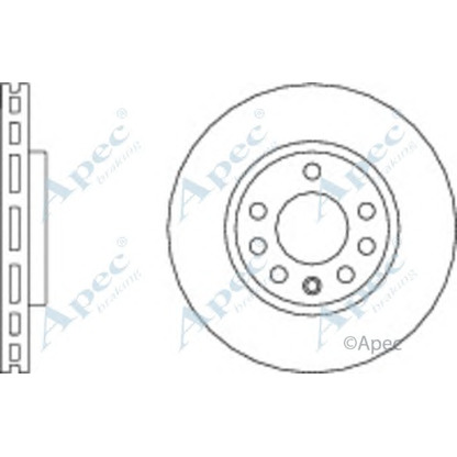 Photo Disque de frein APEC braking DSK2508