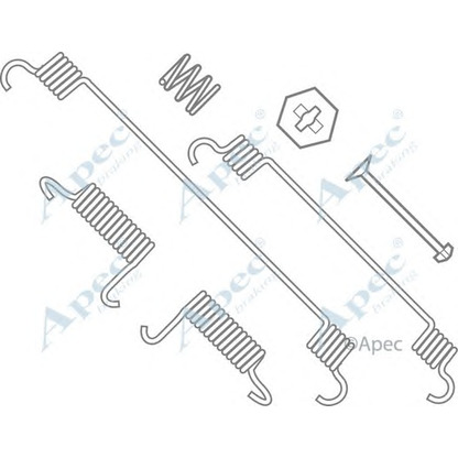 Foto Kit accessori, Ganasce freno APEC braking KIT784