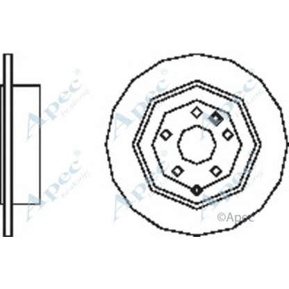 Photo Disque de frein APEC braking DSK2520