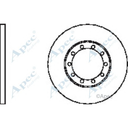 Foto Bremsscheibe APEC braking DSK2527