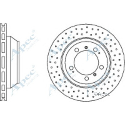 Фото Тормозной диск APEC braking DSK2530