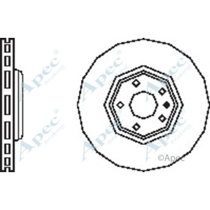 Foto Bremsscheibe APEC braking DSK2539