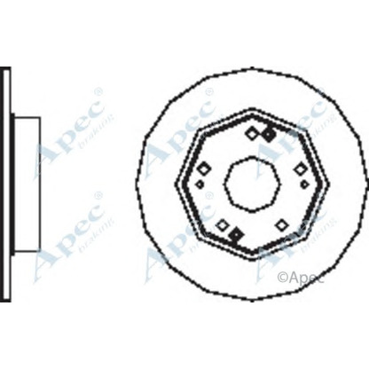 Photo Disque de frein APEC braking DSK2547