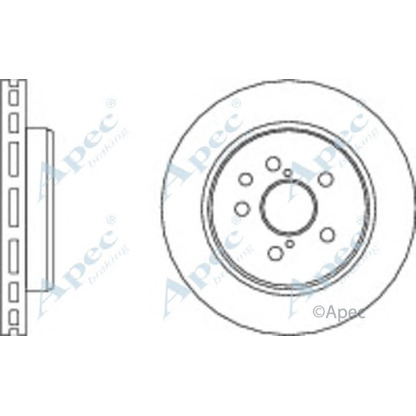 Foto Disco de freno APEC braking DSK2558