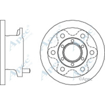 Foto Bremsscheibe APEC braking DSK2575