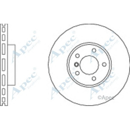 Photo Disque de frein APEC braking DSK2599