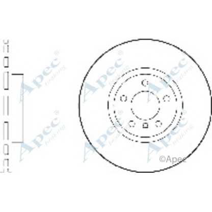 Zdjęcie Tarcza hamulcowa APEC braking DSK2600