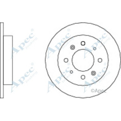 Foto Disco de freno APEC braking DSK2296