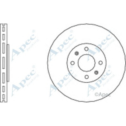 Photo Disque de frein APEC braking DSK2301