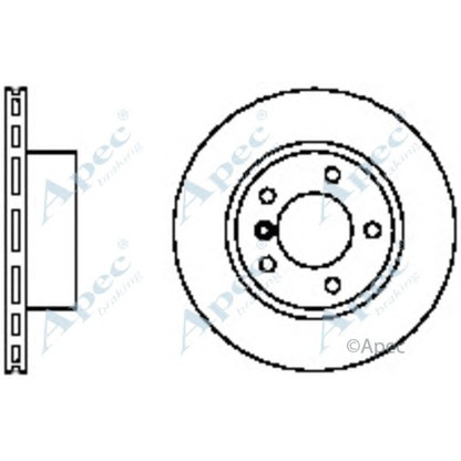 Photo Brake Disc APEC braking DSK2303