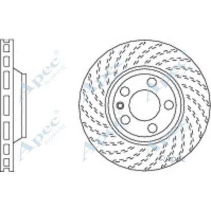 Zdjęcie Tarcza hamulcowa APEC braking DSK2310