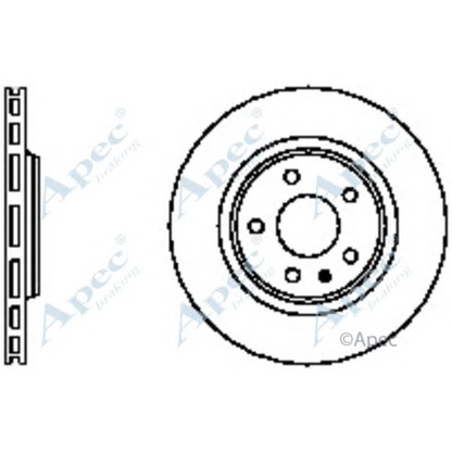 Foto Bremsscheibe APEC braking DSK2315