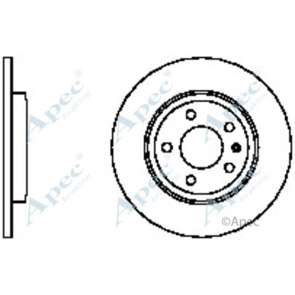Photo Disque de frein APEC braking DSK2318