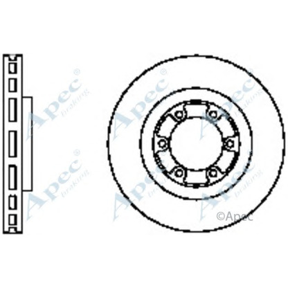 Foto Bremsscheibe APEC braking DSK2321