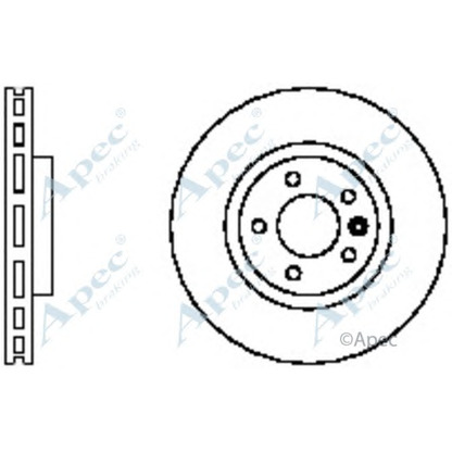 Zdjęcie Tarcza hamulcowa APEC braking DSK2323