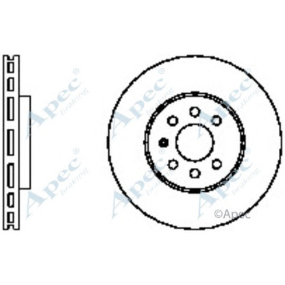 Фото Тормозной диск APEC braking DSK2328