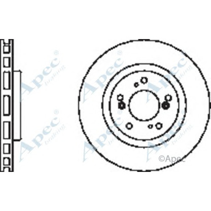Photo Disque de frein APEC braking DSK2329