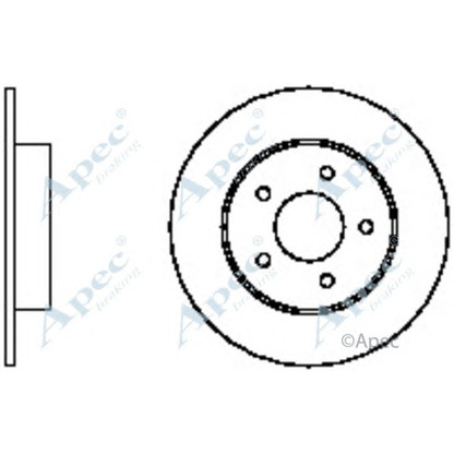 Foto Bremsscheibe APEC braking DSK2332