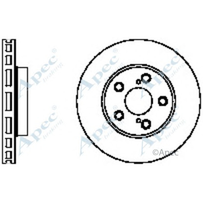 Photo Disque de frein APEC braking DSK2334