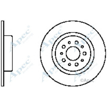 Foto Disco de freno APEC braking DSK2335