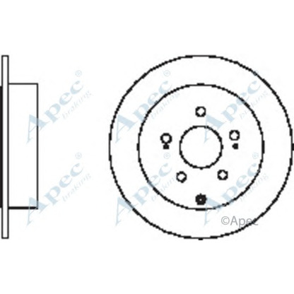 Foto Bremsscheibe APEC braking DSK2353