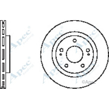 Photo Disque de frein APEC braking DSK2356