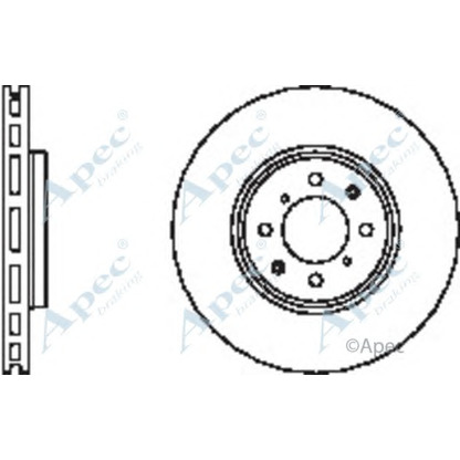 Photo Disque de frein APEC braking DSK2357