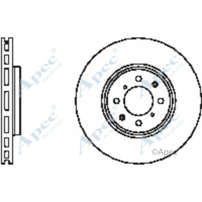 Foto Bremsscheibe APEC braking DSK2357