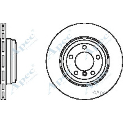 Фото Тормозной диск APEC braking DSK2361