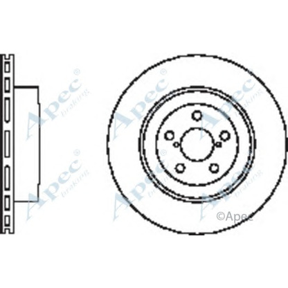 Foto Disco de freno APEC braking DSK2372