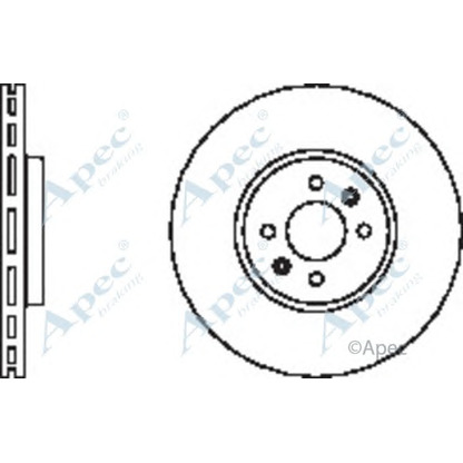 Photo Disque de frein APEC braking DSK2377