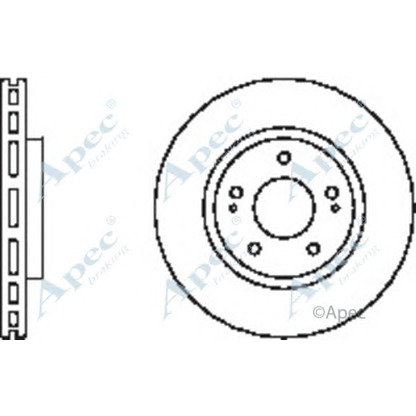 Photo Disque de frein APEC braking DSK2388