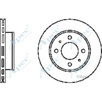 Zdjęcie Tarcza hamulcowa APEC braking DSK2389