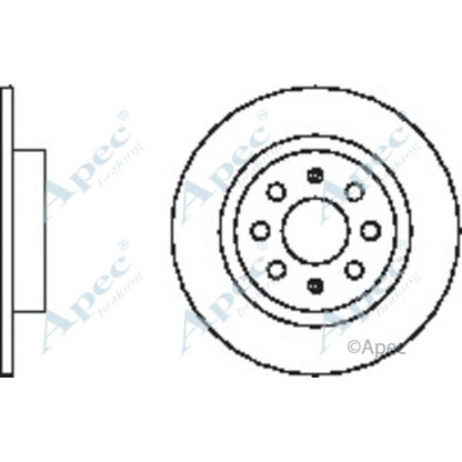 Photo Disque de frein APEC braking DSK2395