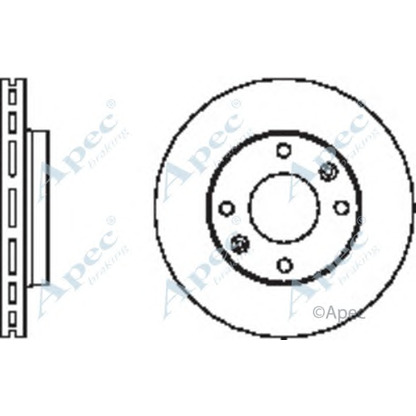 Photo Disque de frein APEC braking DSK2404
