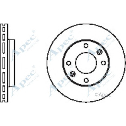 Фото Тормозной диск APEC braking DSK2404