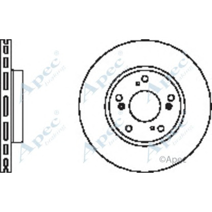 Photo Disque de frein APEC braking DSK2432