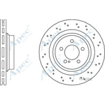 Photo Disque de frein APEC braking DSK2435