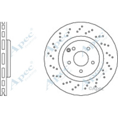 Photo Disque de frein APEC braking DSK2453