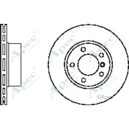 Photo Disque de frein APEC braking DSK2459