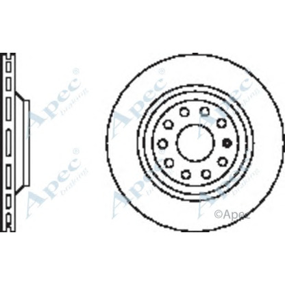 Photo Disque de frein APEC braking DSK2460