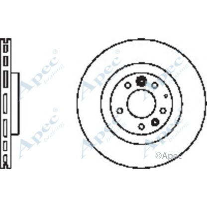 Photo Disque de frein APEC braking DSK2466