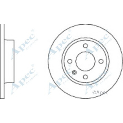 Foto Disco de freno APEC braking DSK247