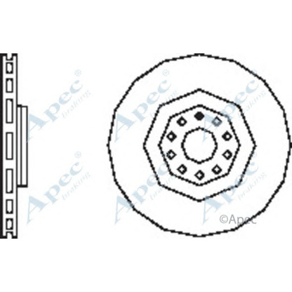 Photo Disque de frein APEC braking DSK2473