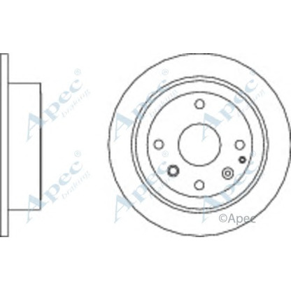 Foto Disco de freno APEC braking DSK2485