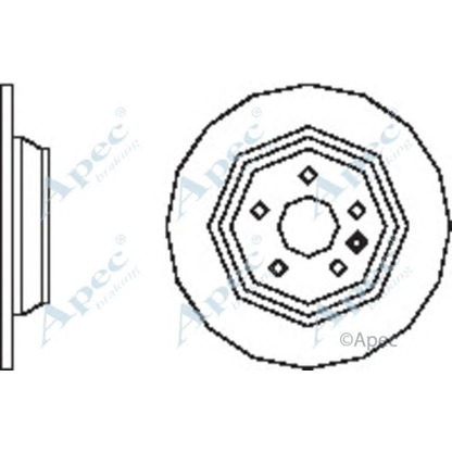 Foto Disco de freno APEC braking DSK2491