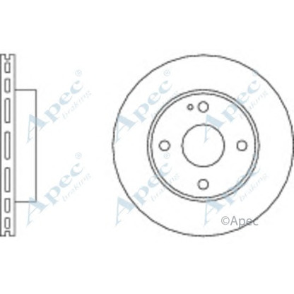 Foto Bremsscheibe APEC braking DSK109