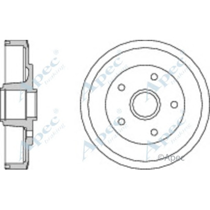 Photo Brake Drum APEC braking DRM9134