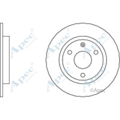 Foto Disco  freno APEC braking DSK124